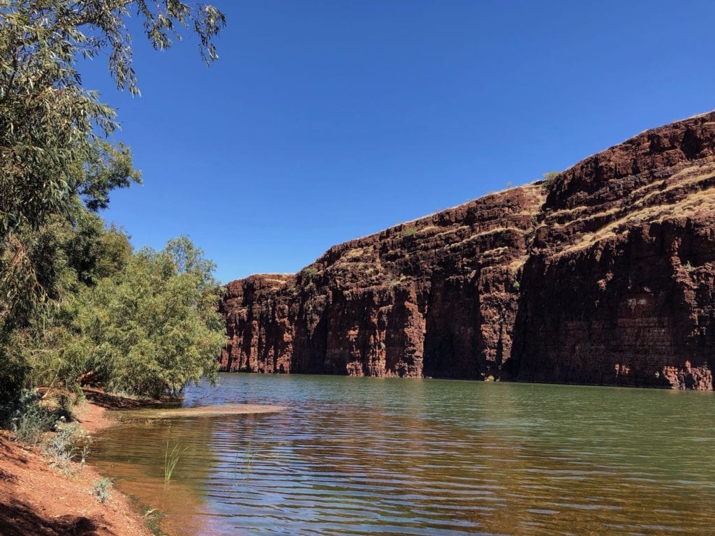 Carawine Gorge is perfect for swimming and kayaking.