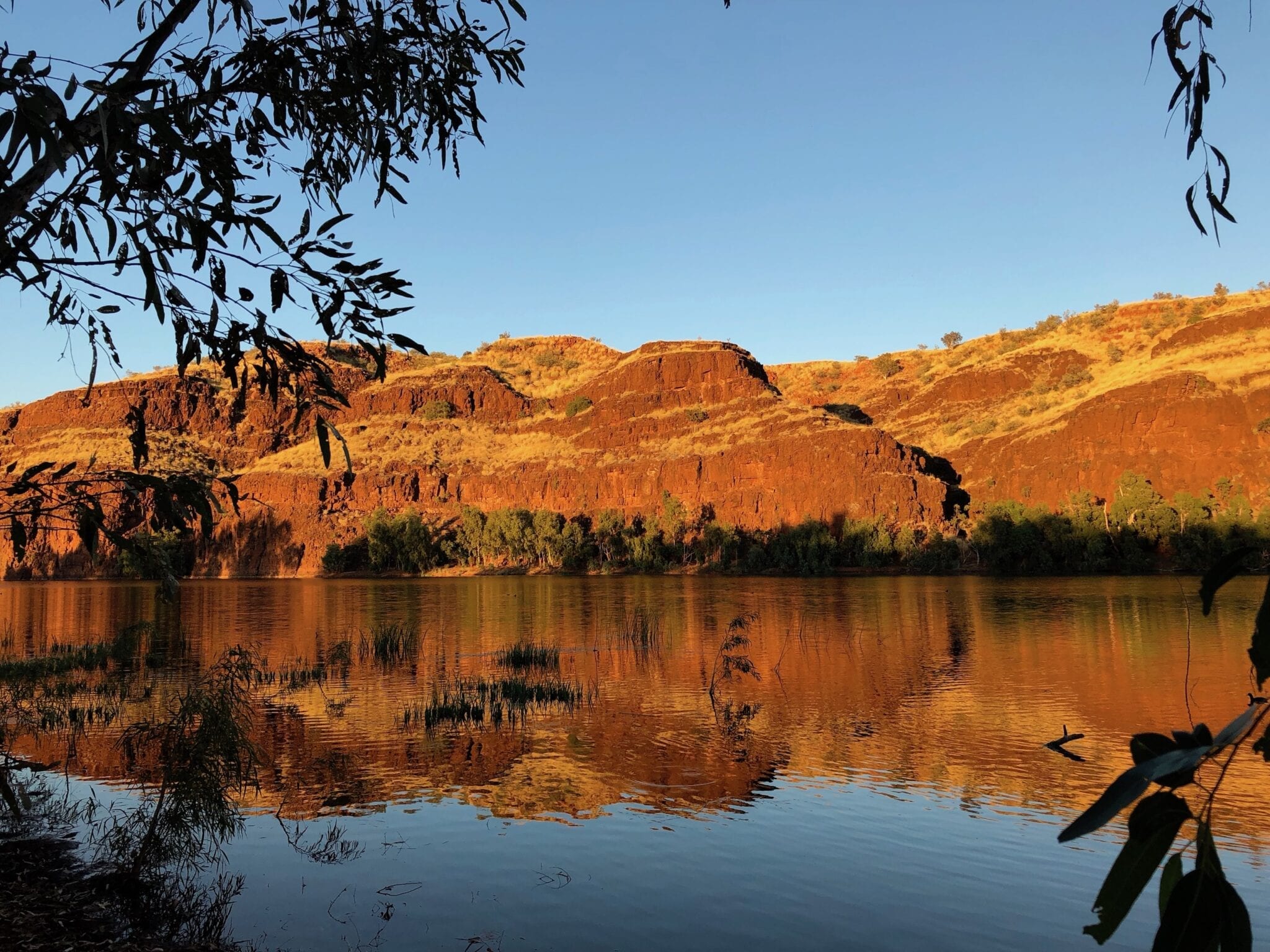 The sunrises at Carawine Gorge are quite extraordinary.