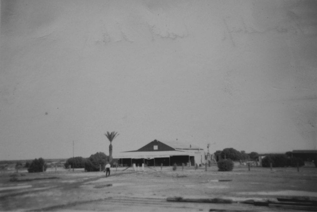 Coward Springs Hotel and Store, 1950. Salt Lakes and Water.