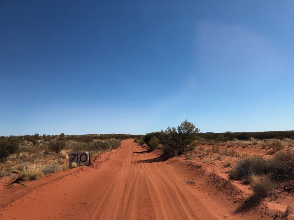 In the Sand Dunes Between Finke and Alice Springs