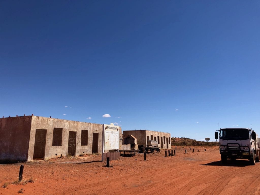 Engoordina fettlers hut. In the Sand Dunes Between Finke and Alice Springs