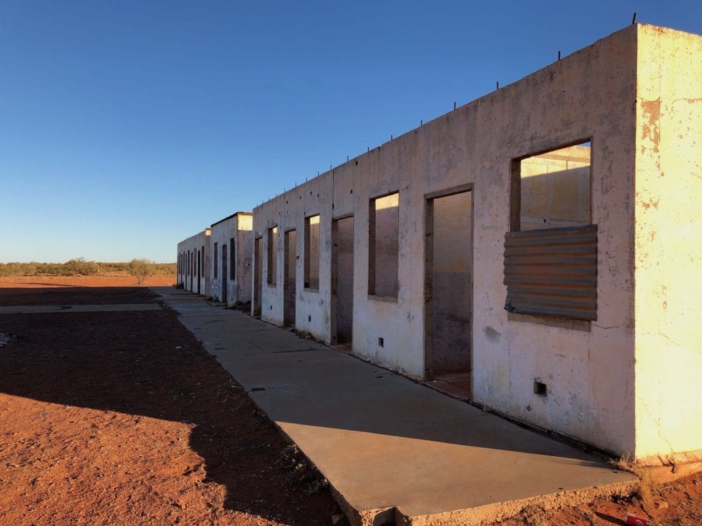 Rodinga fettlers hut. In the Sand Dunes Between Finke and Alice Springs