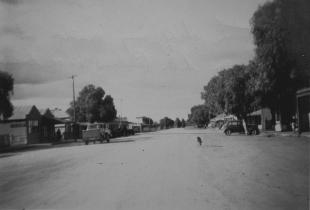 The main shopping centre at Quorn S.A. 1950. Old Ghan.