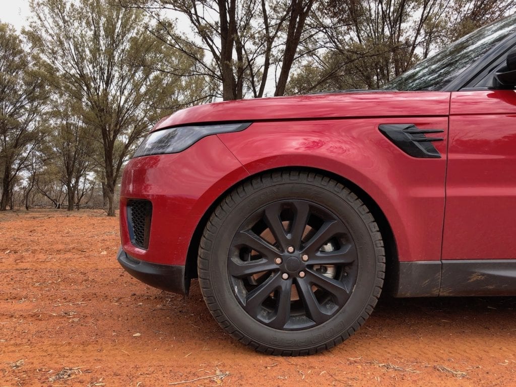 The only off road tyre option available for the Range Rover Sport.