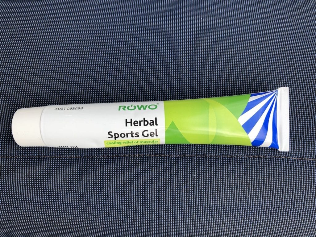 Rowo Herbal Sports Gel is available in various sizes.