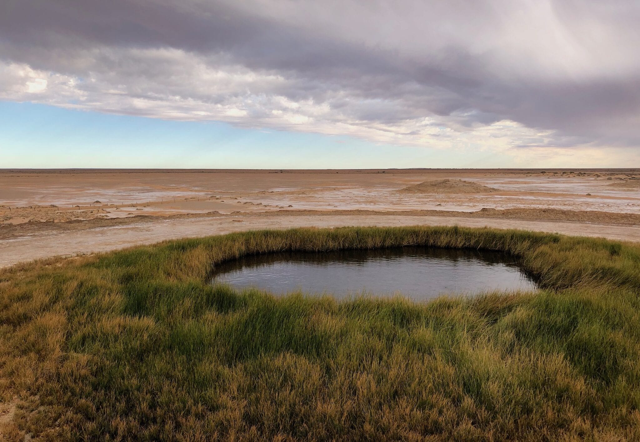 Blanche Cup Springs is a gentle flow of artesian water from deep underground.