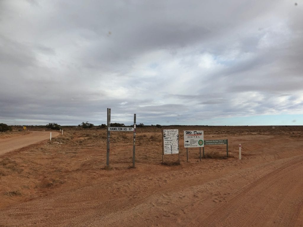 Turn off the Oodnadatta track north of Oodnadatta to reach Pedirka Desert