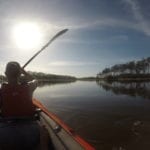 The water is like glass early in the morning on the Wooli Wooli River.