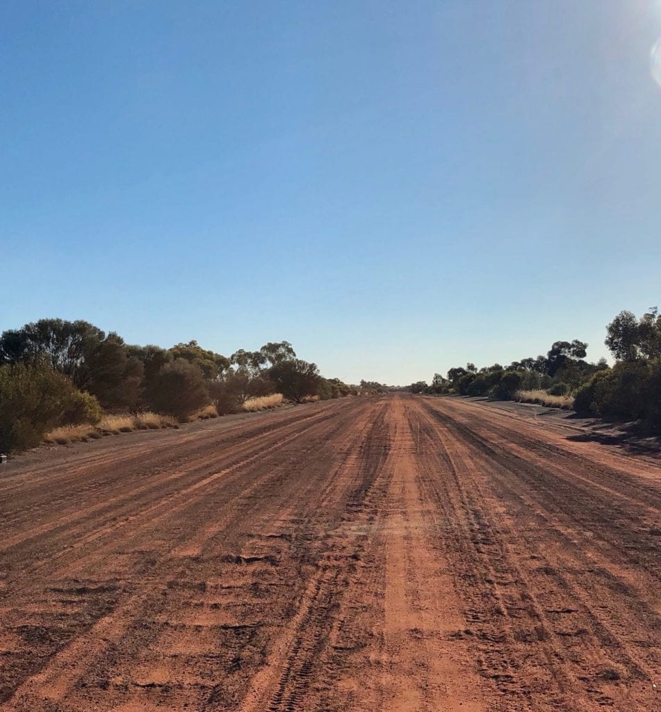 The Great Central Road can be rough. This section was badly corrugated.