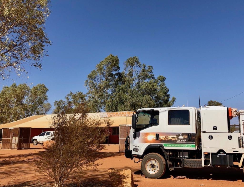 Warakurna roadhouse. Great Central Road, Great Victoria Desert.