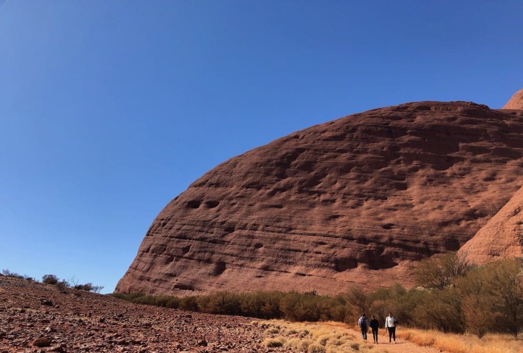 The beginning of the Valley Of The Winds walk, Kata Tjuta.