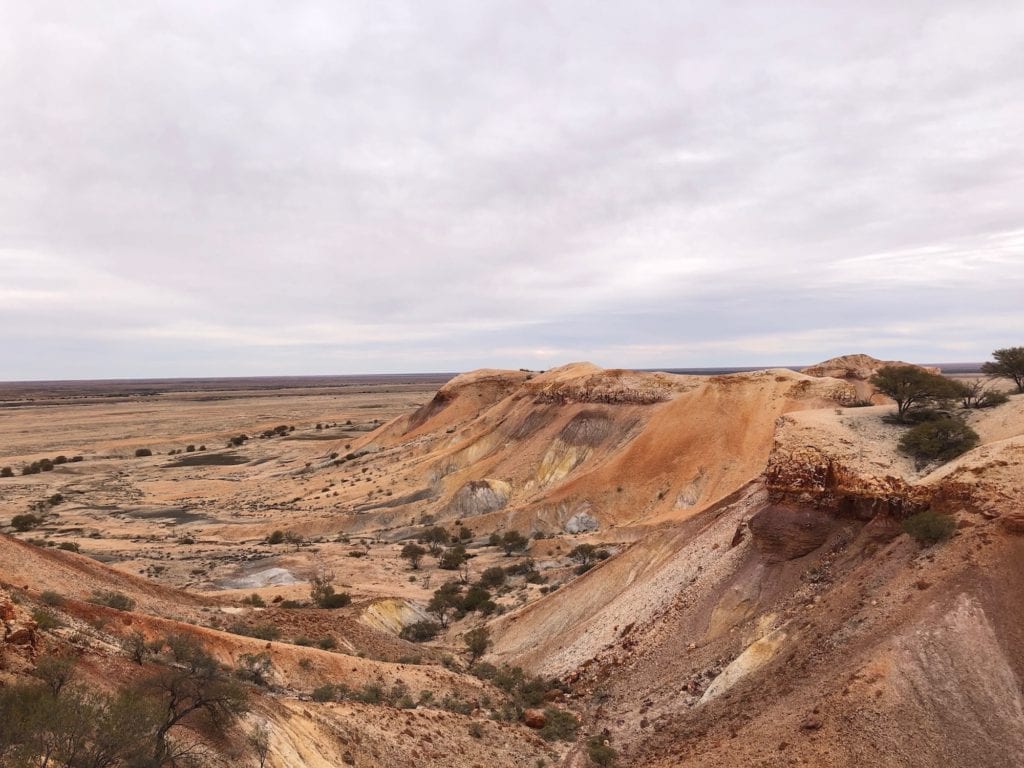 Colurs of the Painted Desert SA from up high.