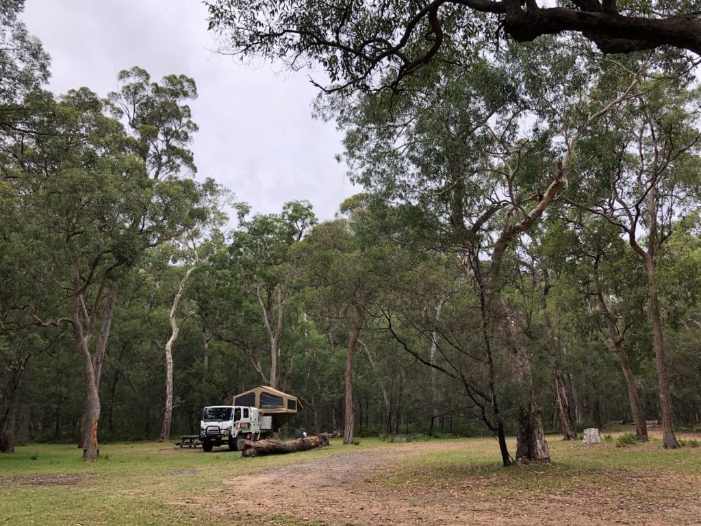 Lake Creek Campground, Wadbilliga National Park.