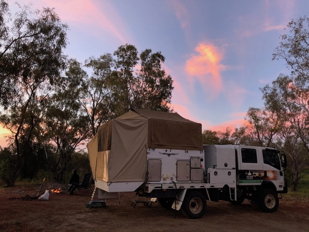 Our magic camping spot at Cooper Creek QLD.