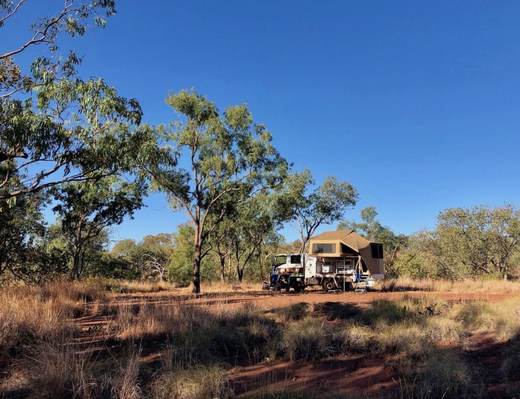 Camped at Depot Creek, Judbarra / Gregory National Park.