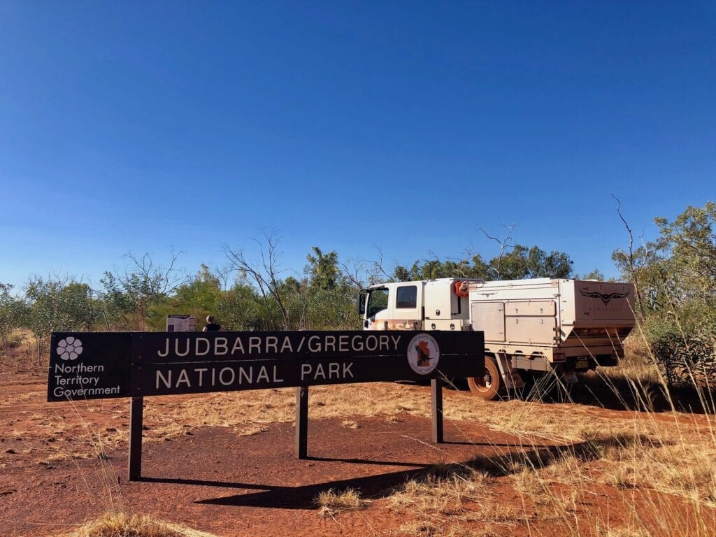 The start of the Broadarrow Track in the SW corner of Judbarra / Gregory National Park.