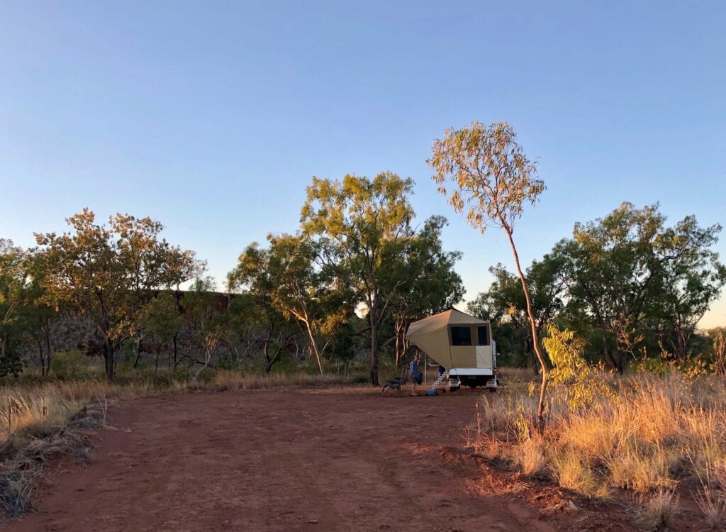 Depot Creek campground has no facilities. Broadarrow Track, Judbarra / Gregory National Park.