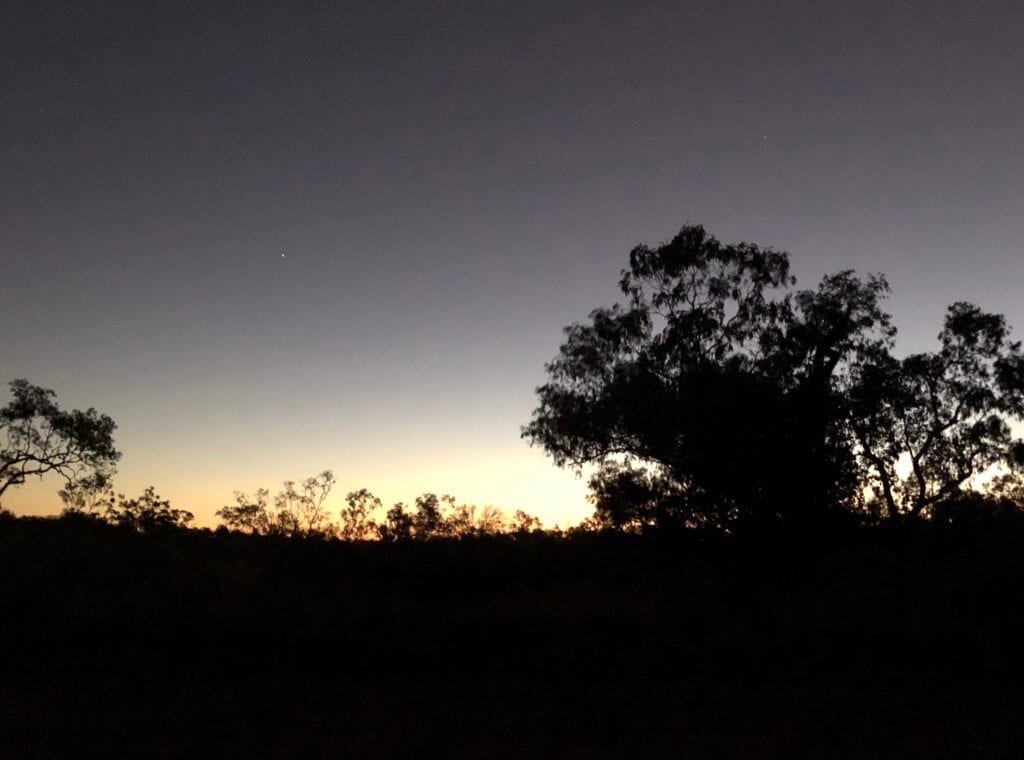 Sunset at Depot Creek Campground, Judbarra / Gregory National Park.