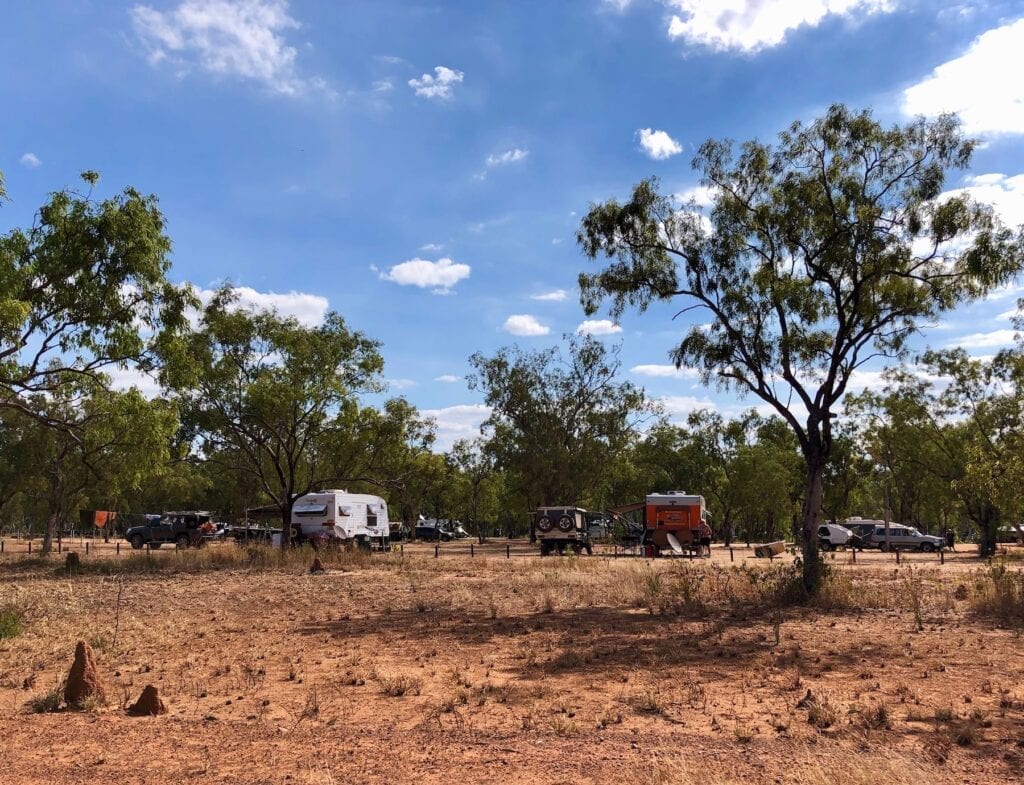 Tomato Island is a popular camping spot on the Roper River.