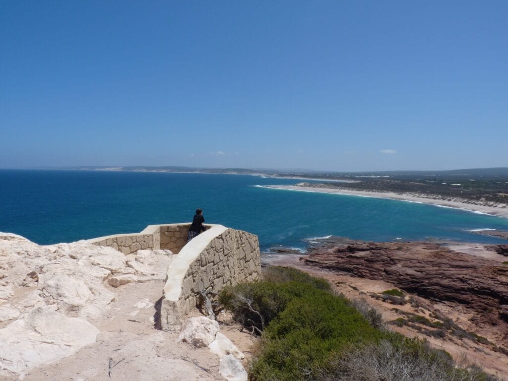 Gazing out over the ocean, just south of Kalbarri WA.