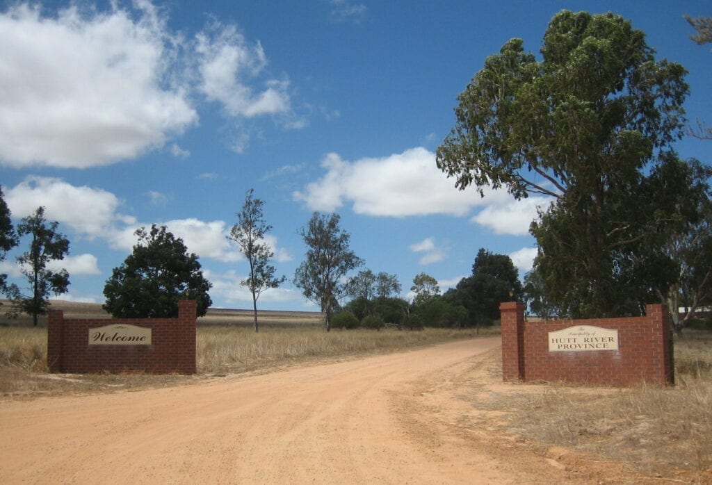 The grand entrance to Hutt River Province, WA.