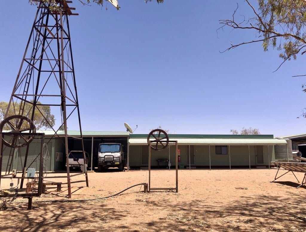 Living quarters at Fort Grey, Sturt National Park NSW. Where we stayed during our caretaker role at Fort Grey.