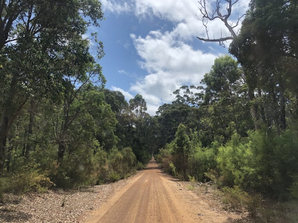 Chesapeake Road, South-West Western Australia.