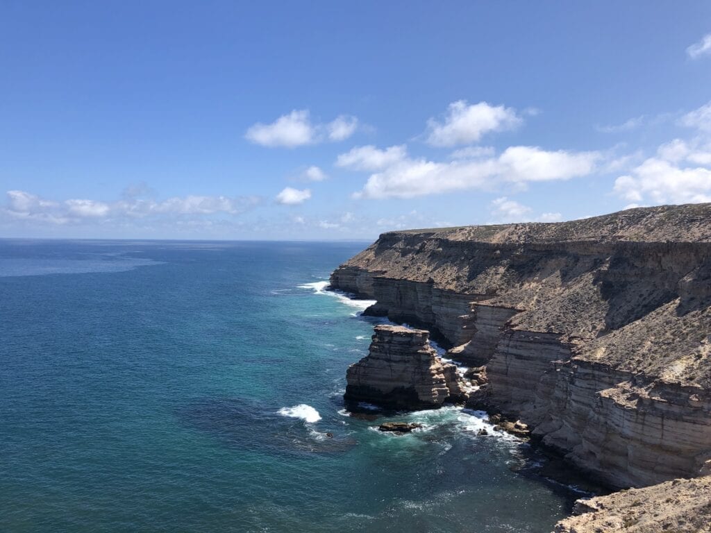 Castle Cove, coastline at Kalbarri Western Australia.