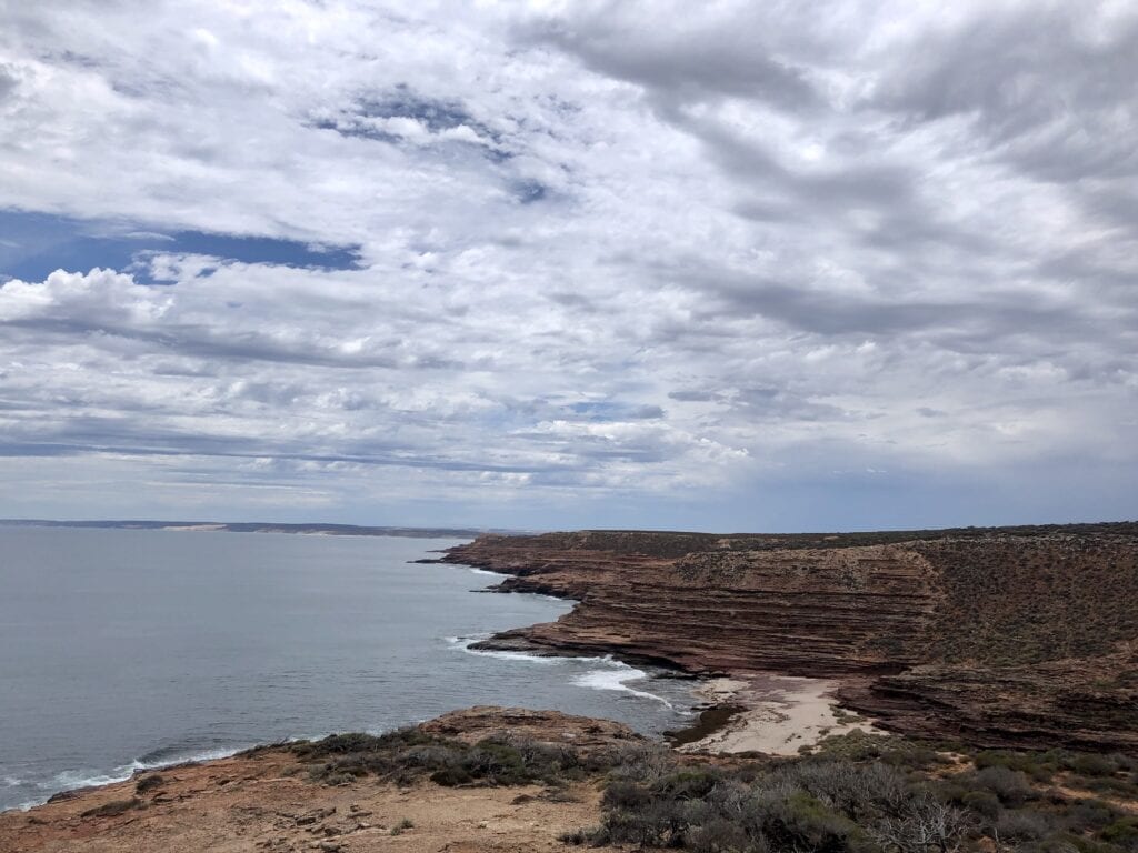 The view north from Eagle Gorge lookout, Kalbarri Western Australia.