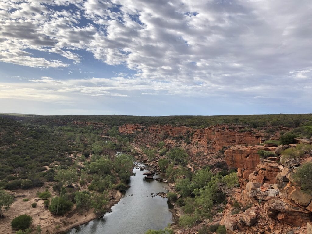 The view from Hawks Head, Kalbarri Western Australia.