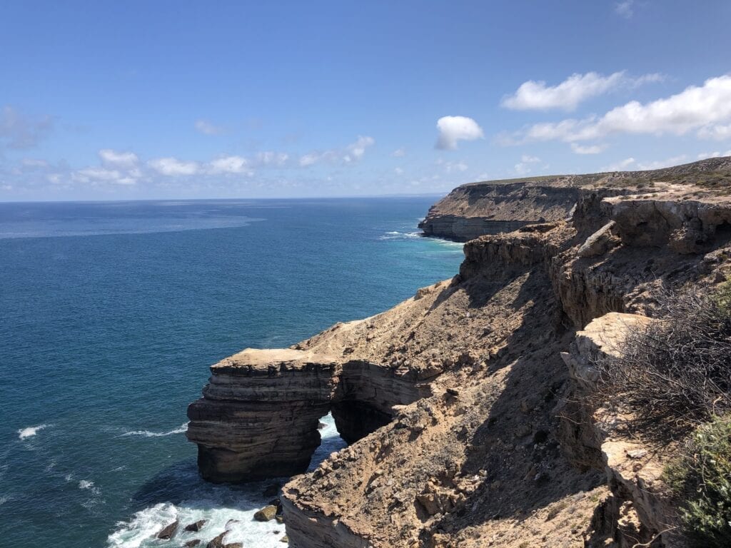 Natural Bridge, Kalbarri WA coastline.