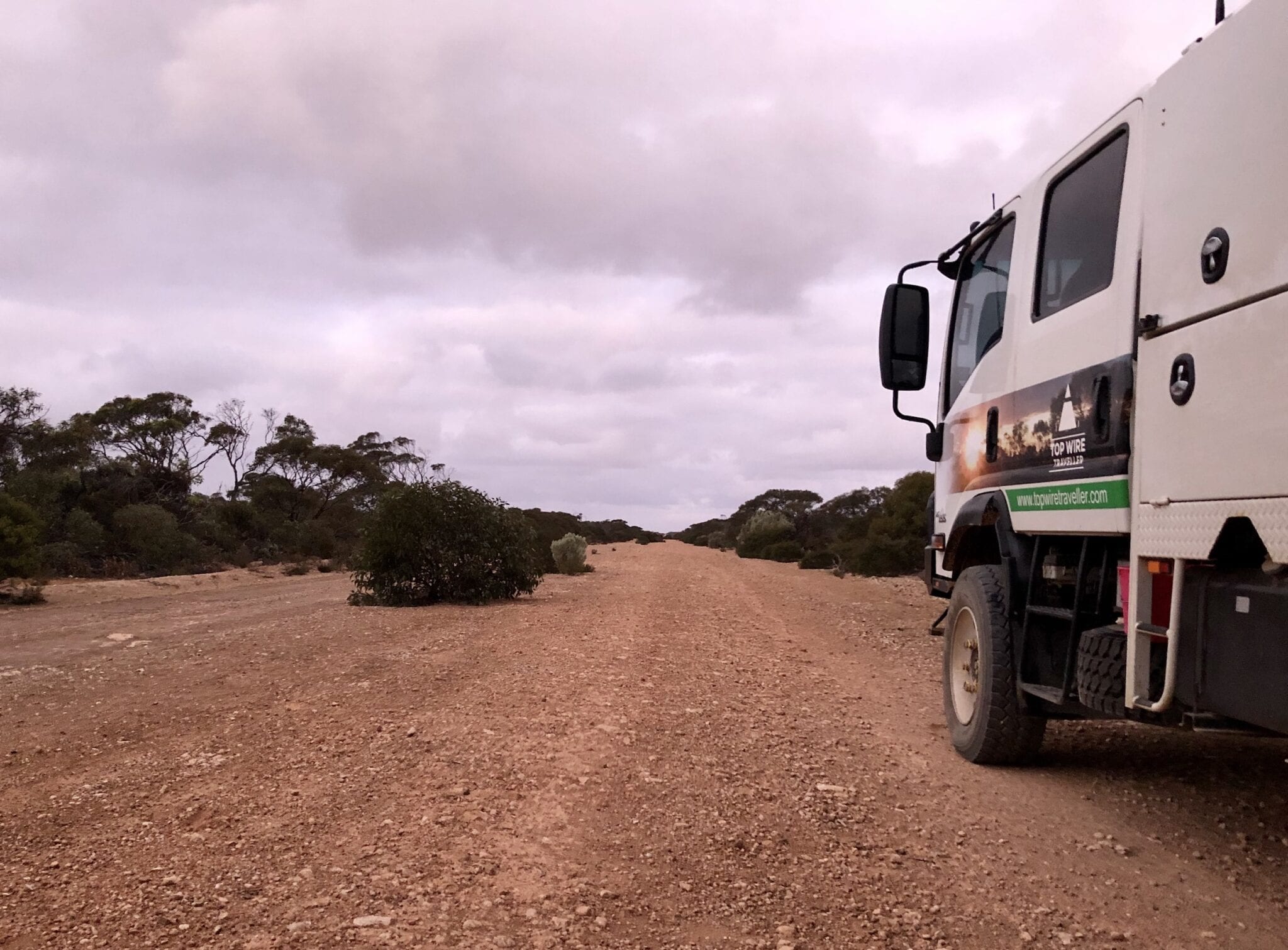 Travelling the Old Eyre Highway, Nullarbor Plain SA.