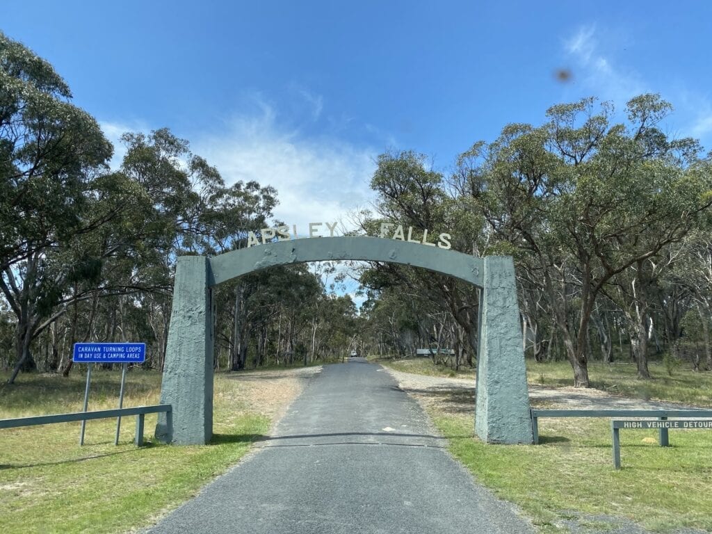 The entrance to Apsley Falls, Oxley Wild Rivers National Park NSW.