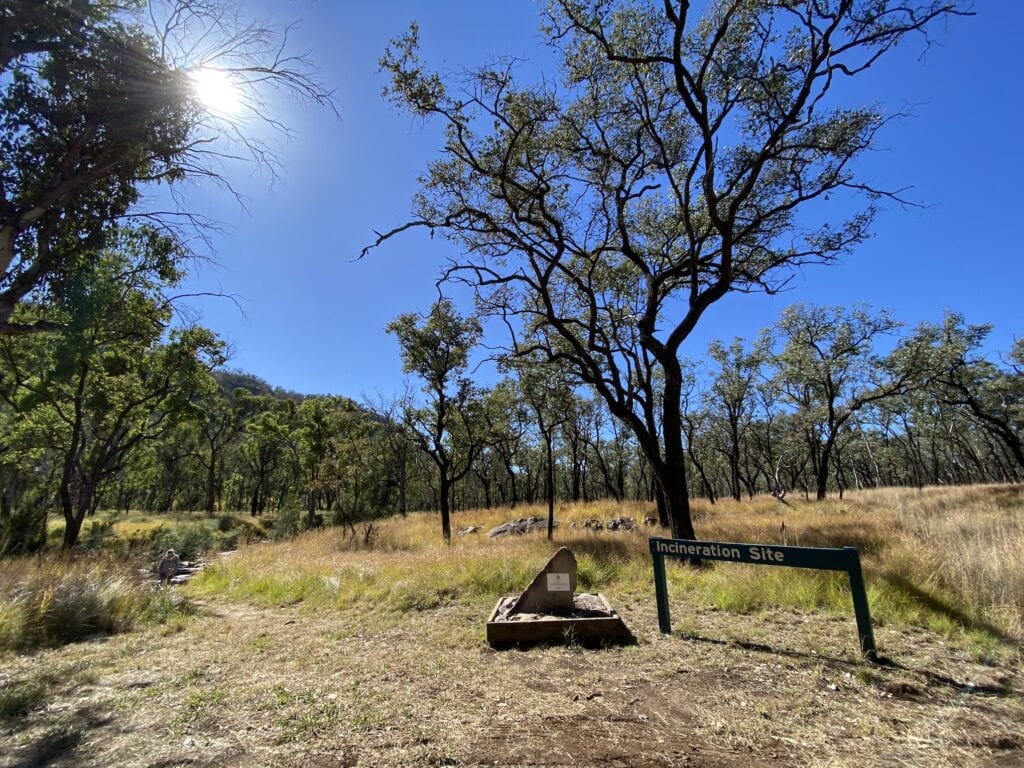 The Incineration Site at Mount Moffatt, Carnarvon Gorge National Park, QLD.