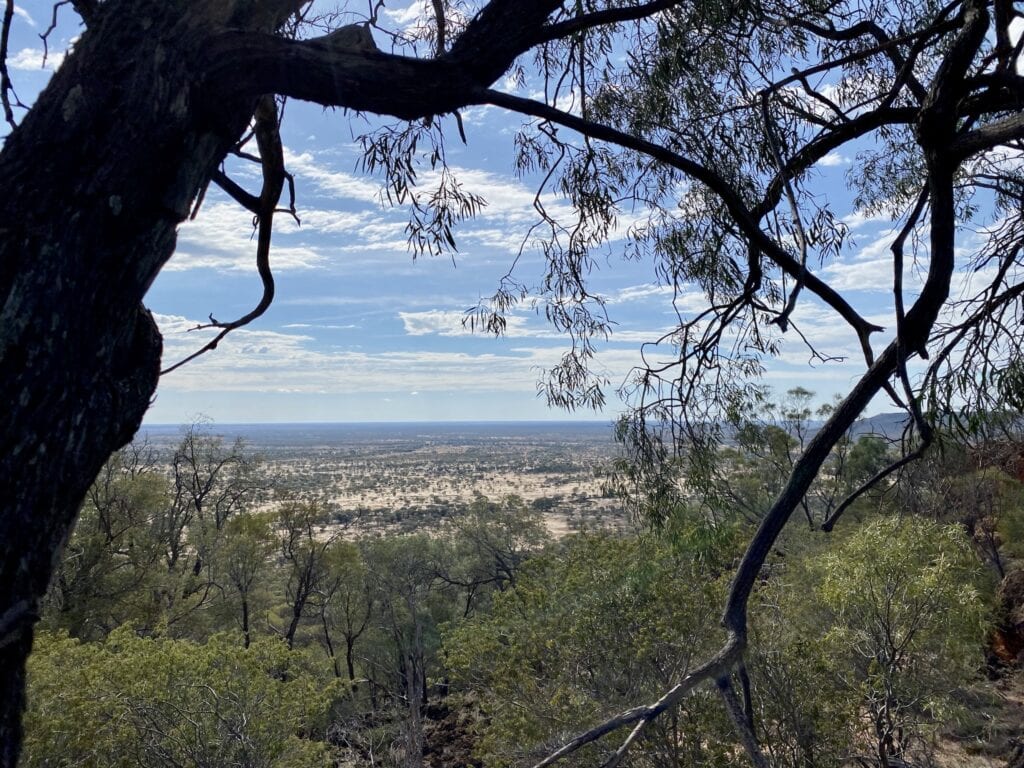 View from the Bullock Gorge Walk, Idalia National Park QLD.