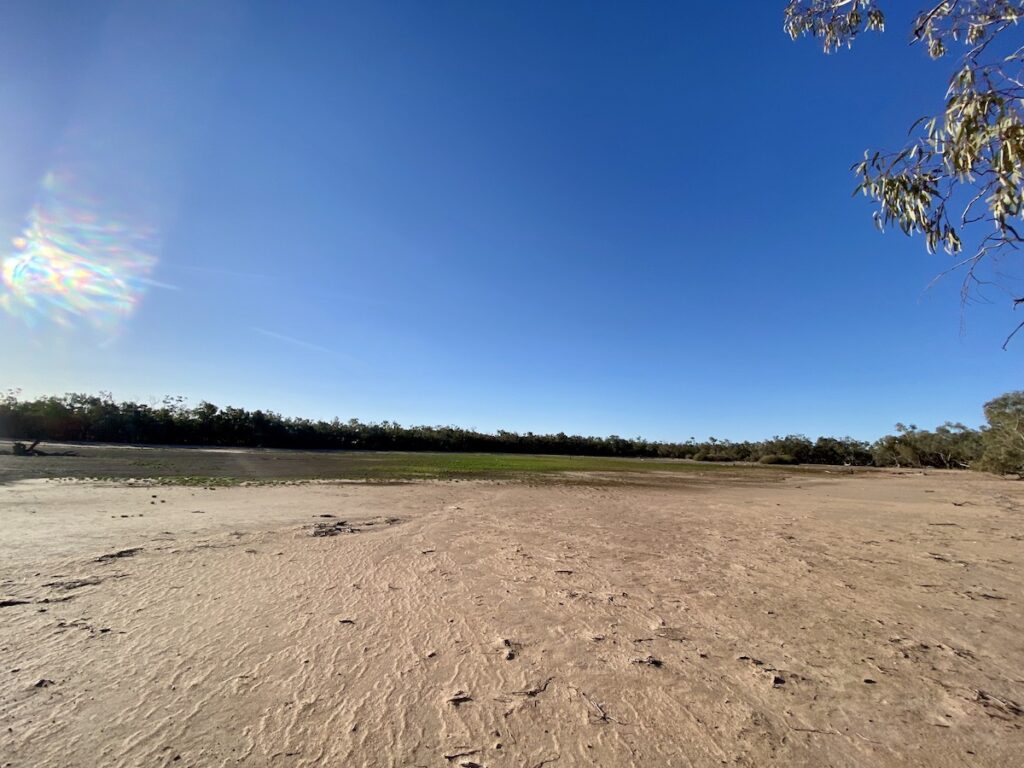 The ephemeral wetland at Myninya campground, Currawinya National Park QLD.