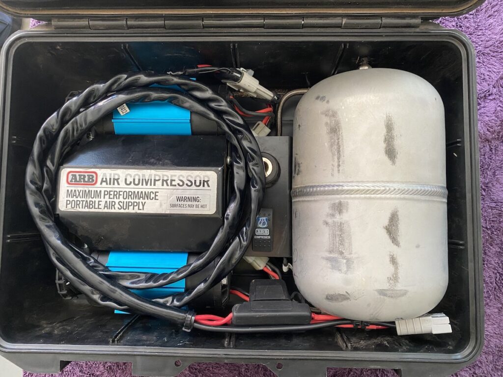 The portable version of the ARB twin air compressor.