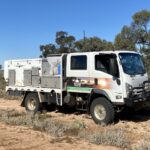 Our six-year old Isuzu 4WD truck.