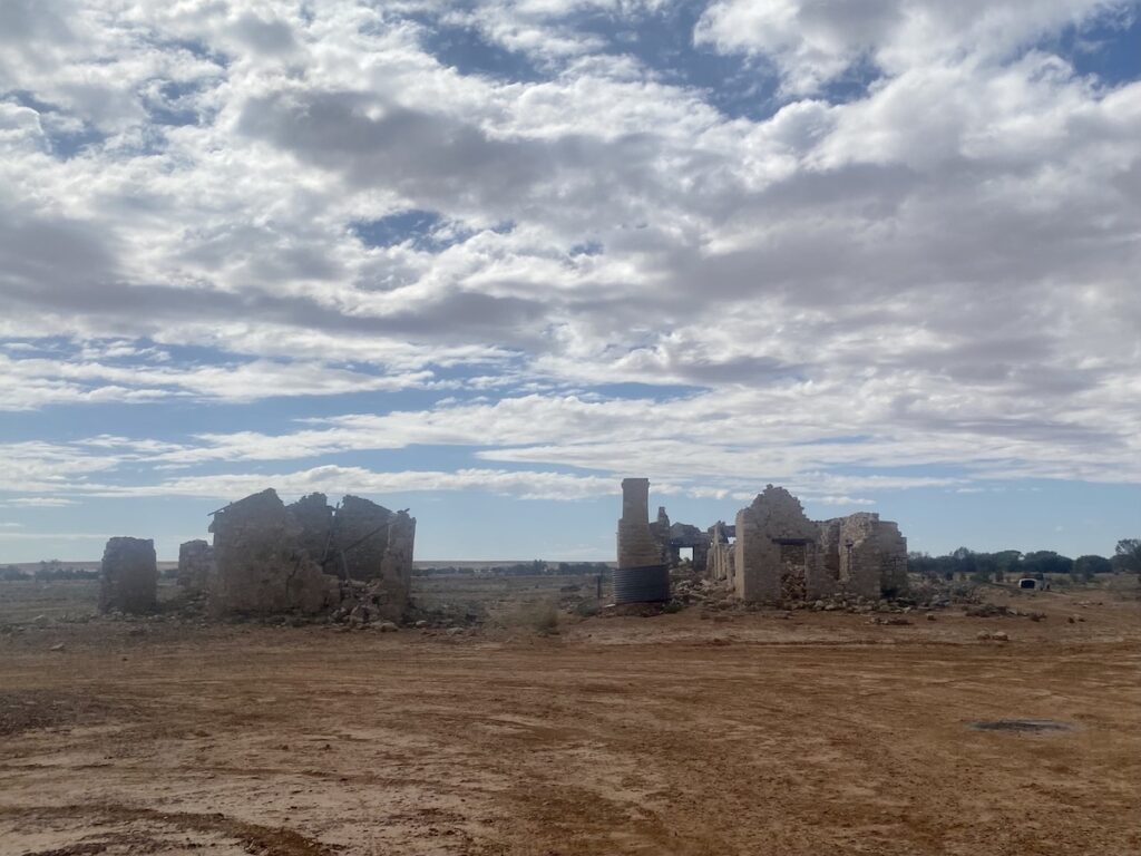 Cadelga Ruins on Cordillo Downs Road SA.