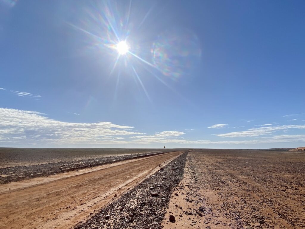 A vast gibber plain at Cordillo Downs Station.