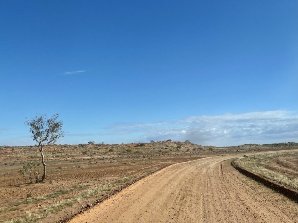 Large sand dunes in Innamincka Regional Reserve, South Australia.