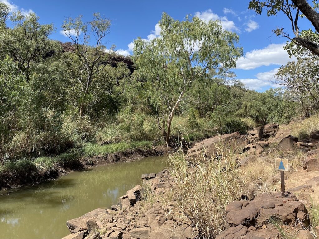 Keep River in the gorge at Keep River National Park.