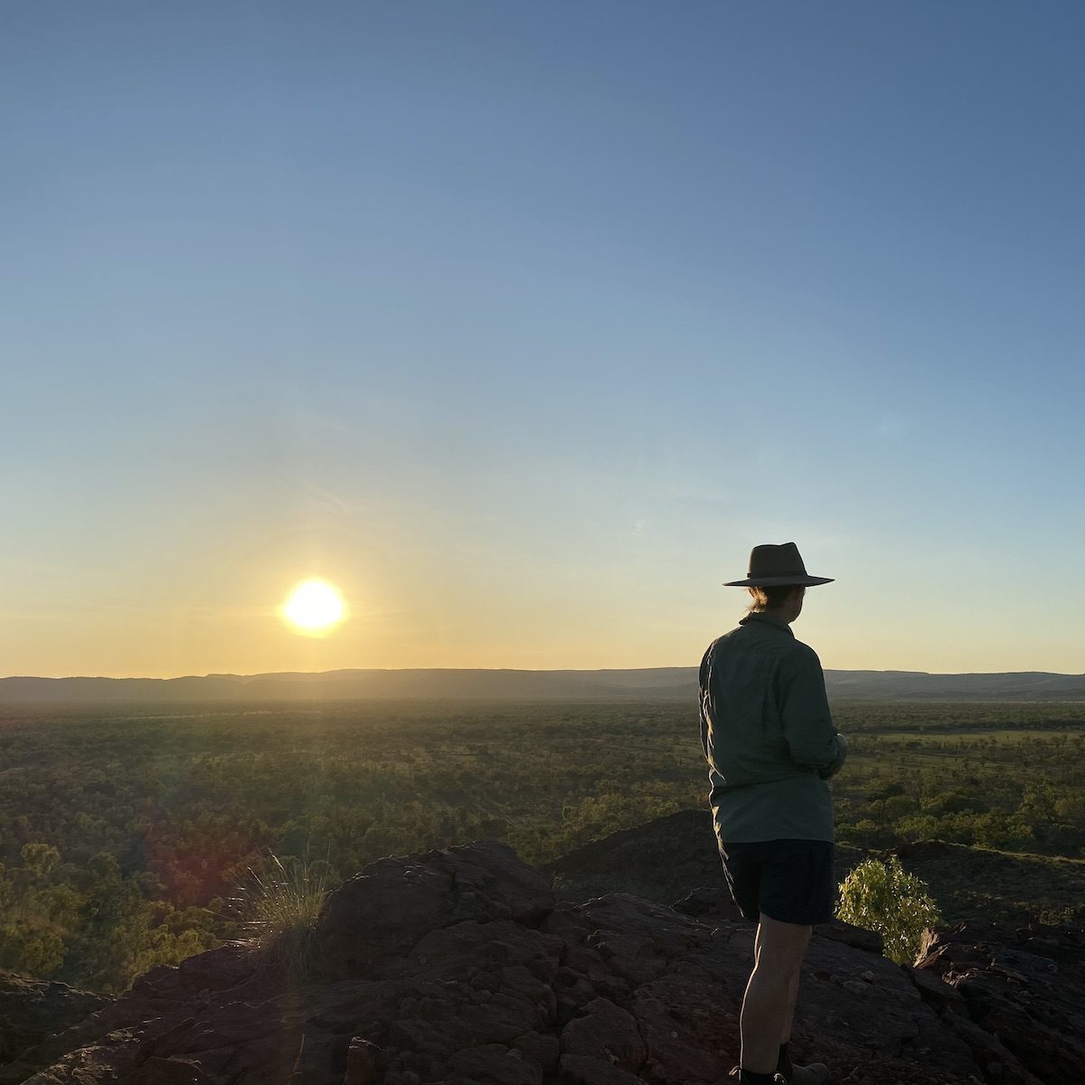 Sunrise over Keep River National Park.